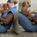 Golden Retriever Sits in Human’s Lap in a Precious Moment & They Realize Something Beautiful